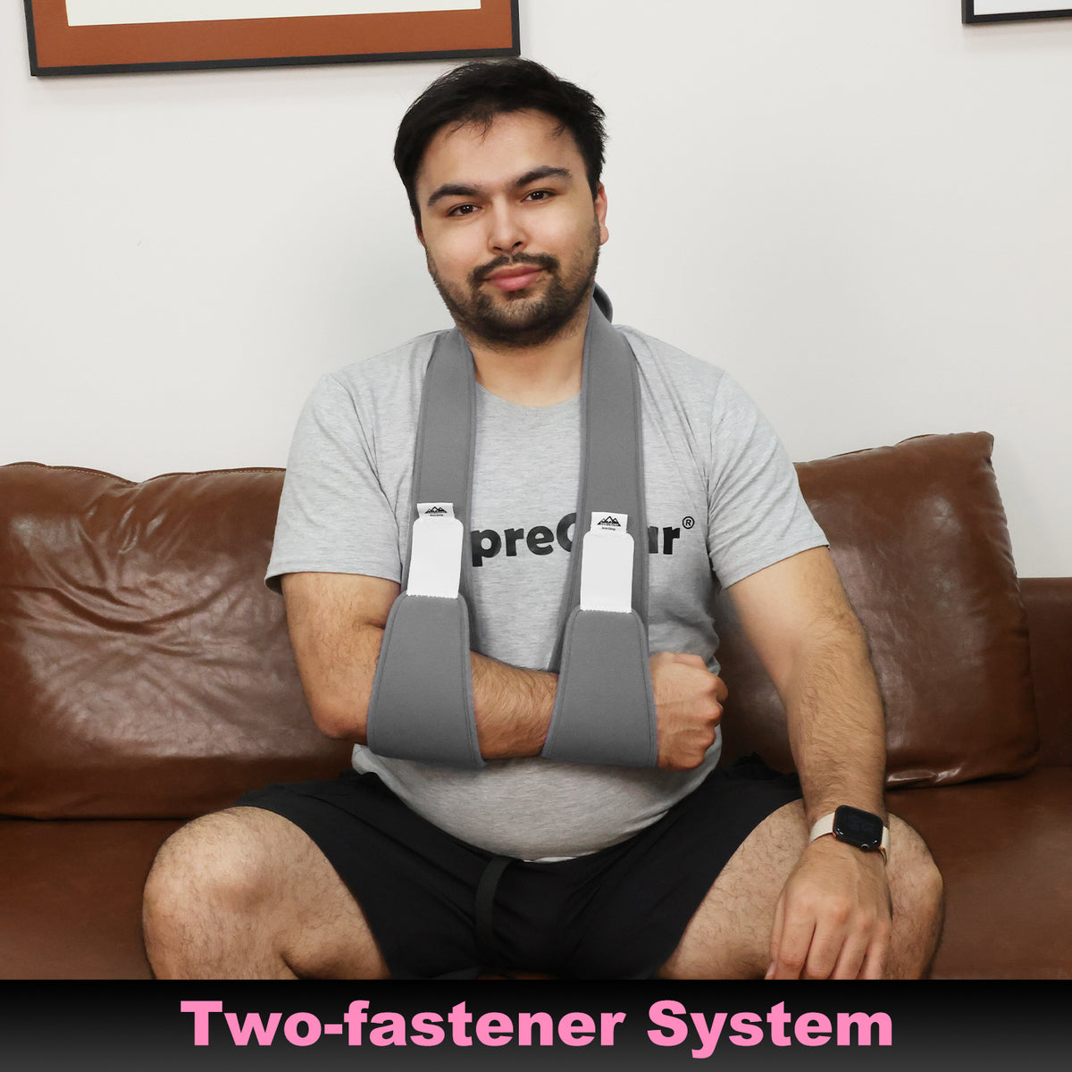 Arm Sling Shoulder Immobilizer, 0.18 lb Lightweight Support with 61" Adjustable Straps