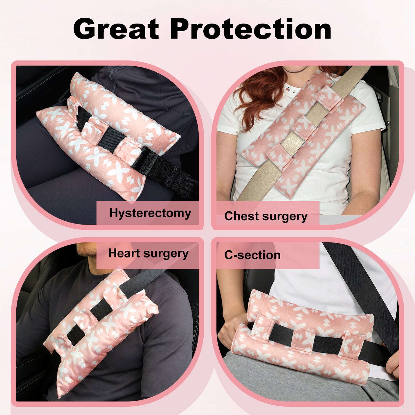 Chest Seatbelt Pillow – Soft Comfort Cushion for Travel
