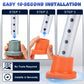1 Inch Shower Chair Replacement Feet 4-Pack, Non-Slip Suction Rubber Tips for Bath Chairs