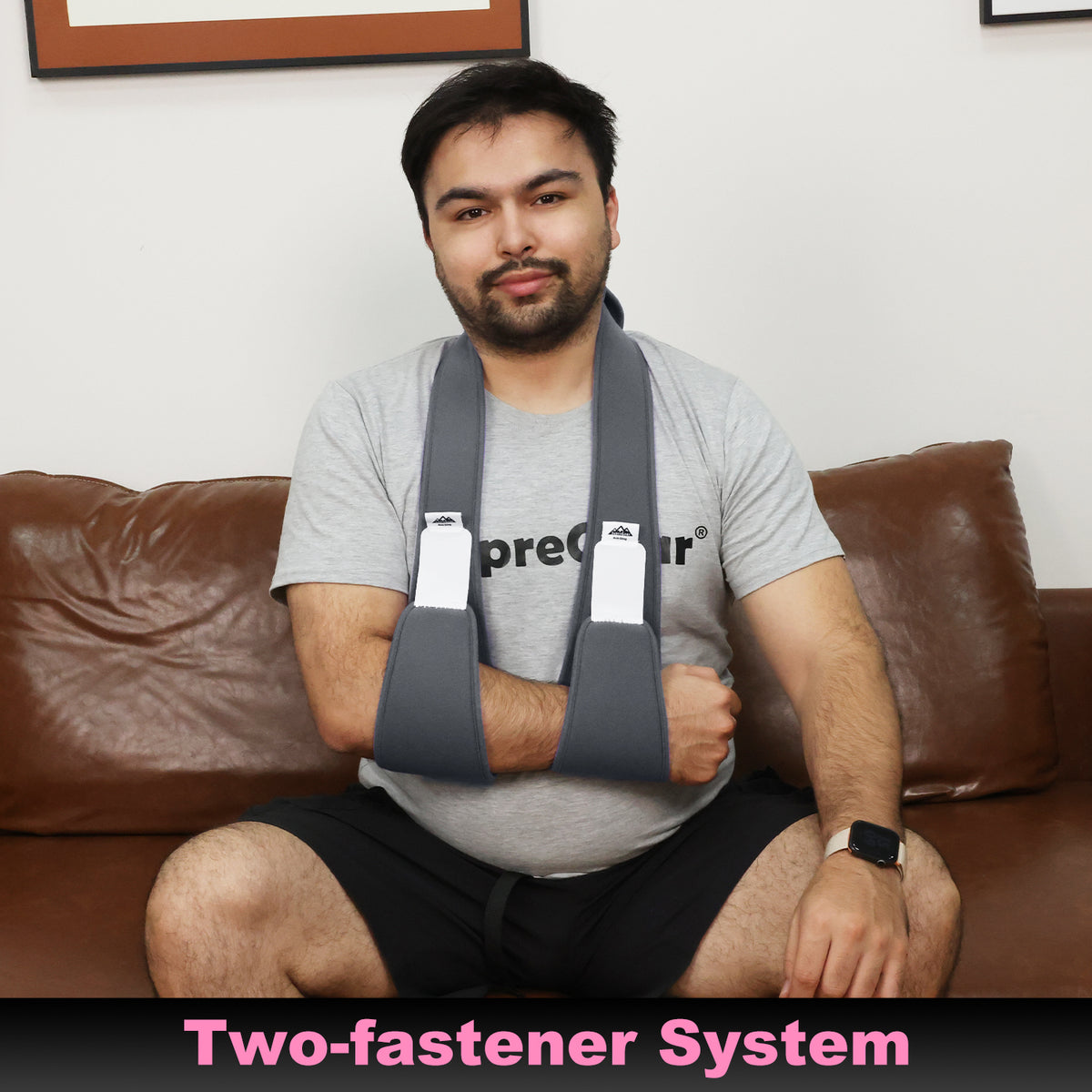 Arm Sling Shoulder Immobilizer, 0.18 lb Lightweight Support with 61" Adjustable Straps