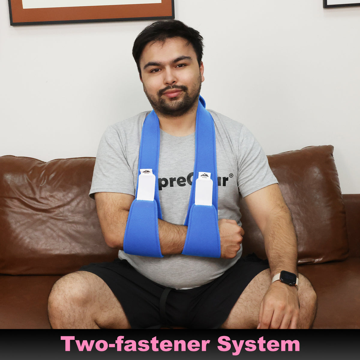 Arm Sling Shoulder Immobilizer, 0.18 lb Lightweight Support with 61" Adjustable Straps