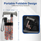 Folding Walking Cane, 5 Height Levels, Supports up to 250 lbs
