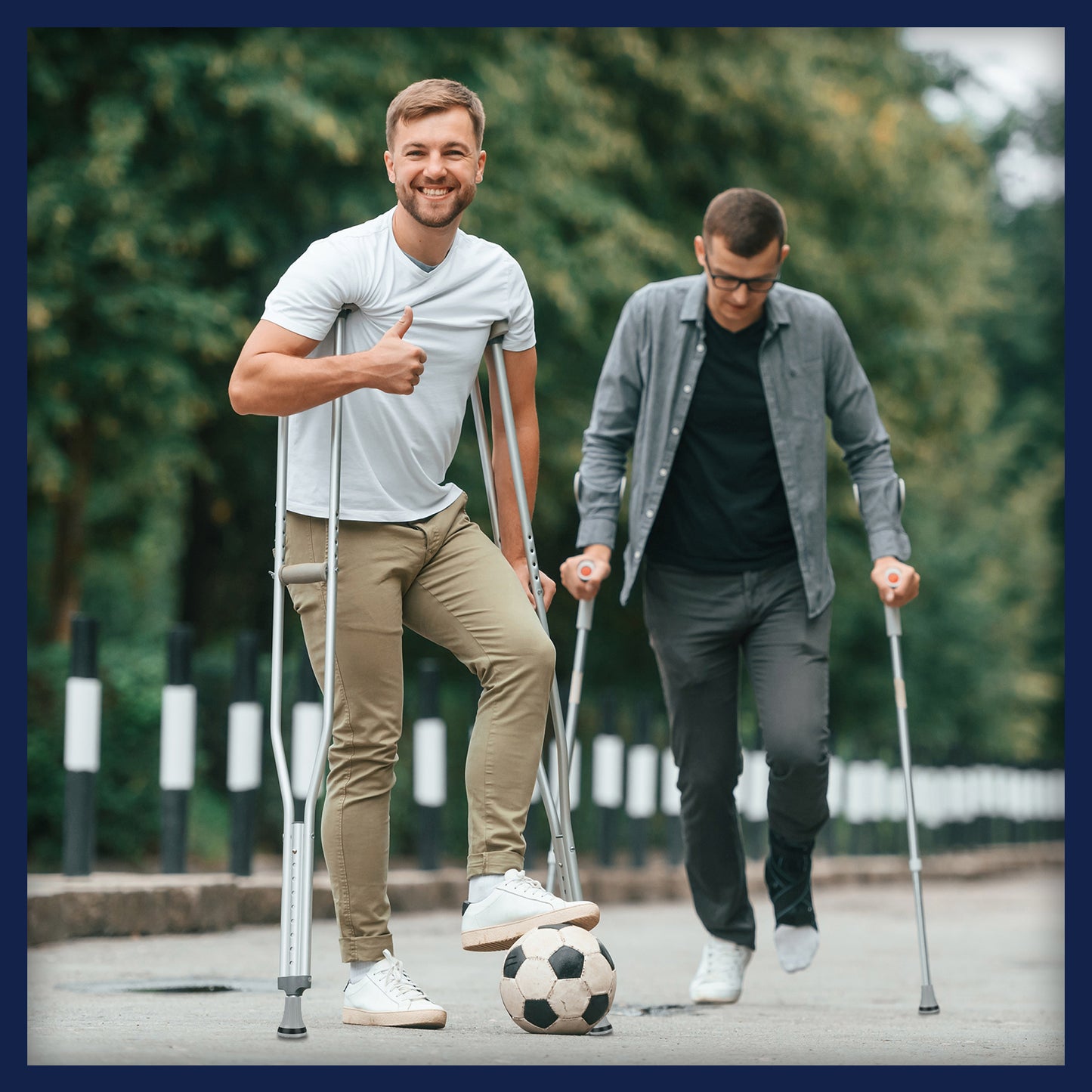 7/8" Heavy Duty Anti-Slip Cane Tips, 2-Pack