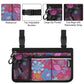 6 Pocket Wheelchair Side Bag with Reflective Stripes