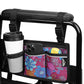 6 Pocket Wheelchair Side Bag with Reflective Stripes