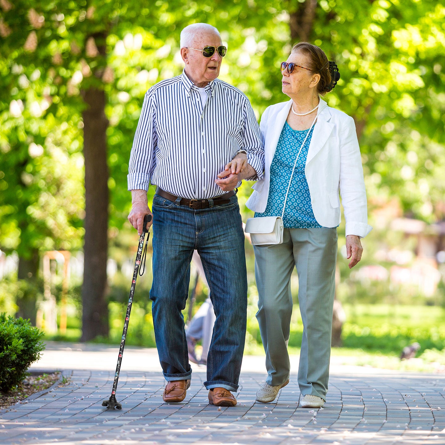 5-Level Adjustable Folding Cane