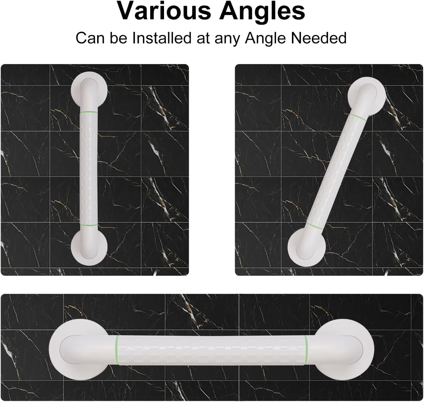 Non-Slip 304 Stainless Steel Bathroom Grab Bar Rail