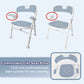 Instant-Fold Shower Chair w/ Adjustable Height & EVA Cushion