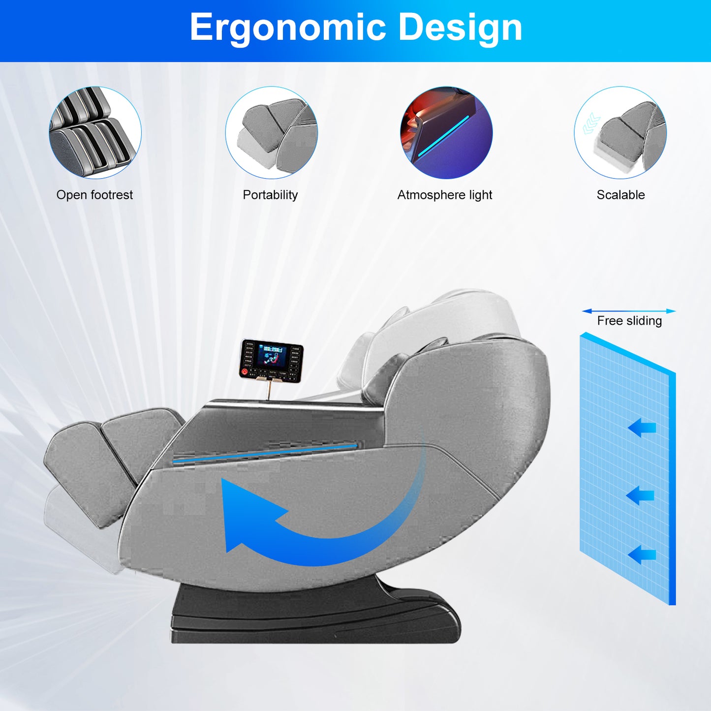 Save 70% - Zero-G Massage Chair: Ion Recline, SL Track, Heat Therapy, AI Voice, BT Speaker