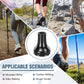 Heavy-Duty Wide Base Trekking Pole Tips – Non-Slip Rubber, Shock Absorbing