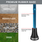 Foldable Adjustable Walking Cane with Offset Ergonomic Handle & All-Terrain Tip
