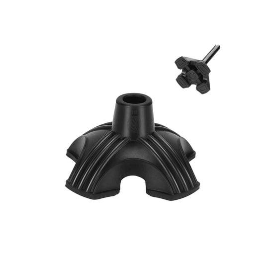1 Pack Non-Slip Heavy Duty 4 Support Rubber Cane Tips