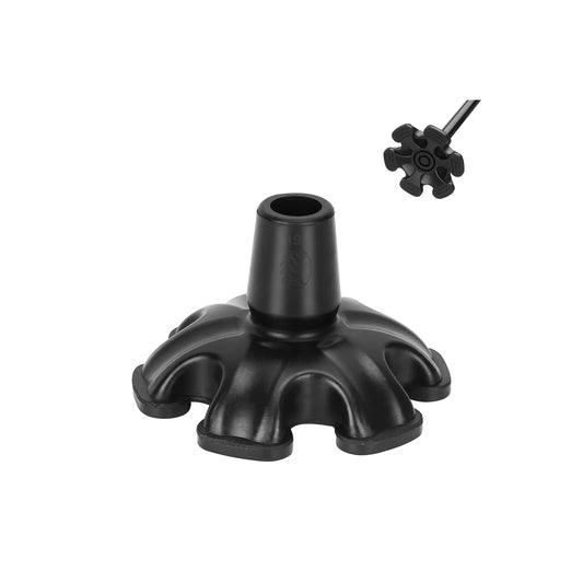 1 Pack Non-Slip Cane Tips with 6 Prong