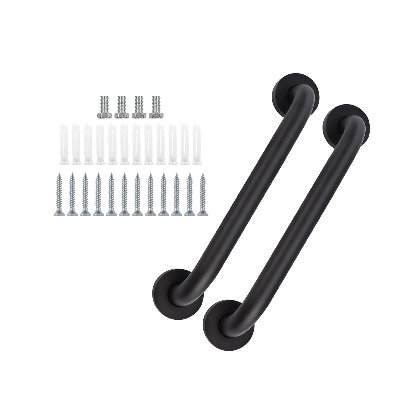 2-Pack Stainless Steel Bathroom Grab Bar