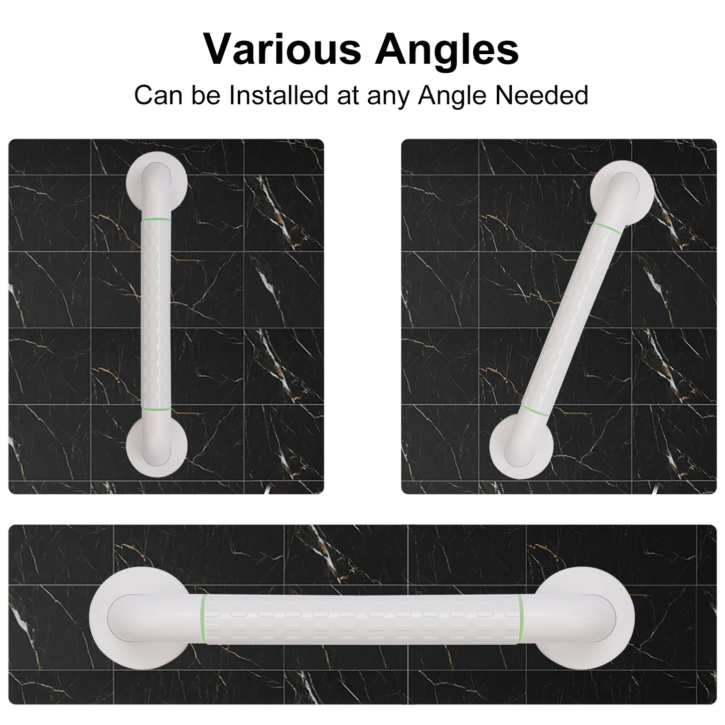 Non-Slip 304 Stainless Steel Bathroom Grab Bar Rail