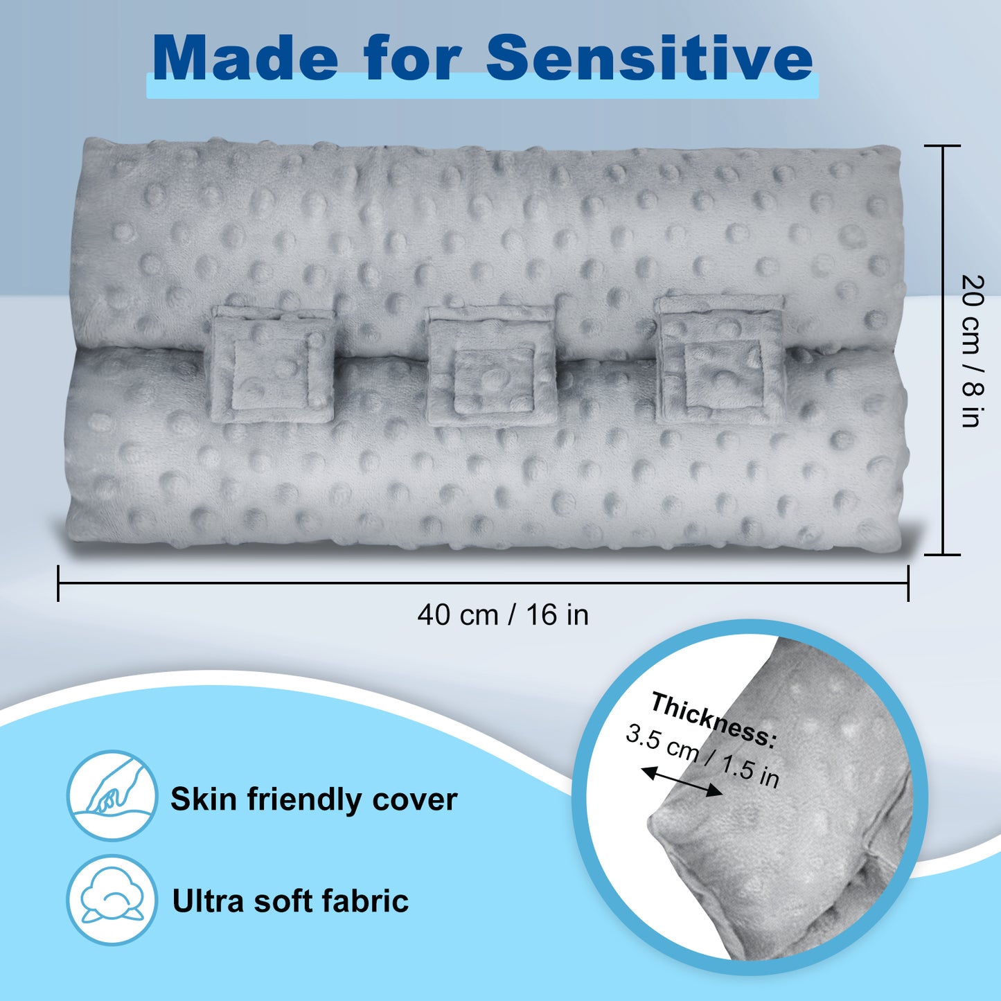 Seatbelt Pillow – Adjustable Comfort with Hot/Cold Pocket