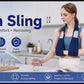 Arm Sling Shoulder Immobilizer, 0.18 lb Lightweight Support with 61" Adjustable Straps