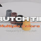1 Inch Cane Tips 6 Pack Heavy Duty Rubber Replacement Crutch Tips for Walker Cane