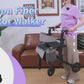 Carbon Fiber Foldable Rollator Walker, Ultra-Light Strong Mobility Cart for Seniors with Easy-Lift Design for Home, Travel & Daily Use