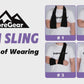 Arm Sling Shoulder Immobilizer, 0.18 lb Lightweight Support with 61" Adjustable Straps