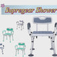 Folding Shower Chair (Backrest and Padded Armrests included)