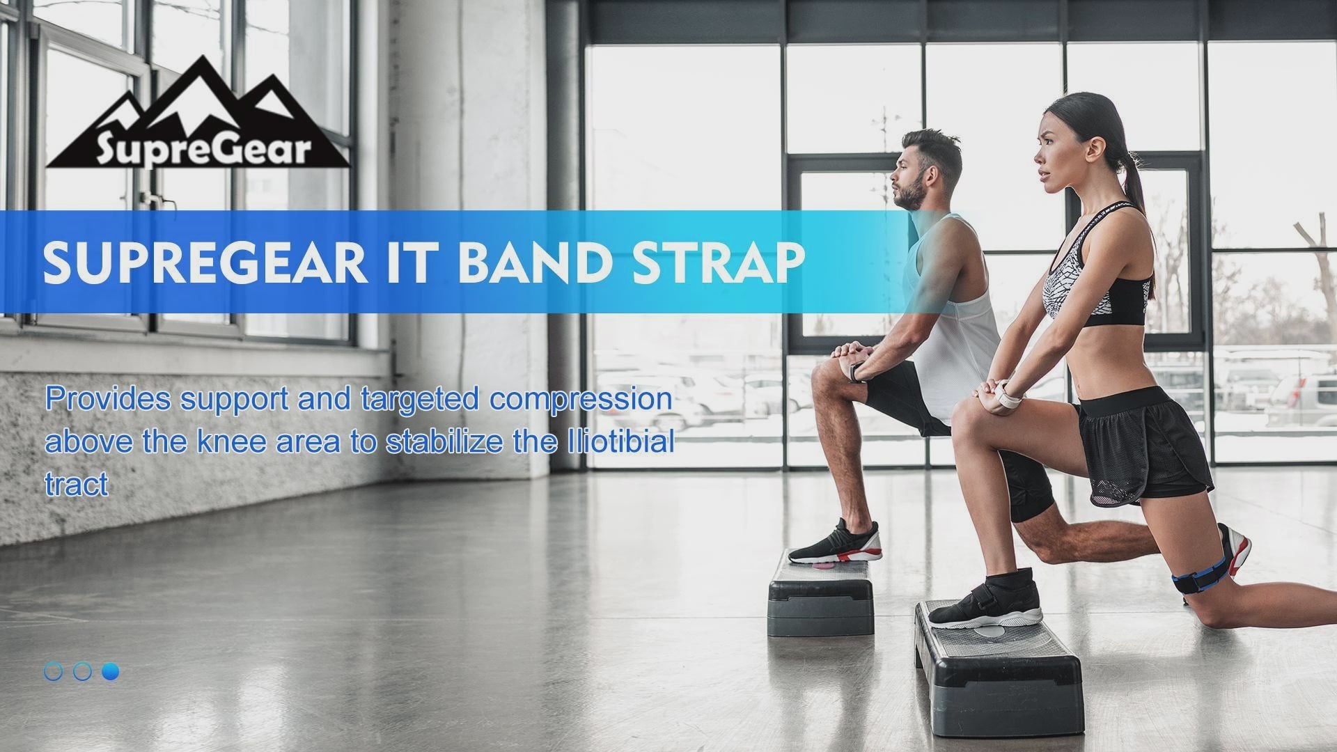 Iliotibial Band Strap Wrap Breathable ITB Strap – SupreGear