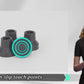 4pcs Quad Rubber Cane Tip