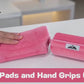 Crutch Pad & Hand Grip Covers Set – Soft Memory Foam Underarm Cushions with Non-Slip Breathable Covers for Standard Crutches, 4 Pack