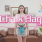 Rock Climbing Chalk Bag, Large Drawstring Pouch with Zipper Pocket and Brush Holder
