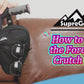 Forearm Crutch Bag – Lightweight Water-Resistant Pouch with Cup Holder