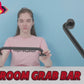 Anti-Slip Knurled Bathroom Grab Bar, Oil Rubbed Black