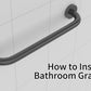2-Pack Stainless Steel Bathroom Grab Bar