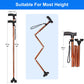 5-Level Adjustable Folding Cane