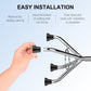 4pcs Quad Rubber Cane Tip