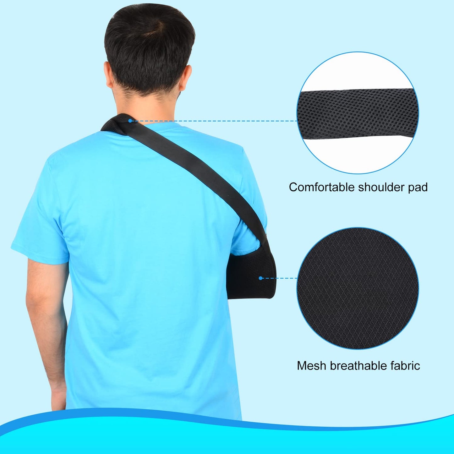 Adjustable Mesh Arm Sling Shoulder Immobilizer