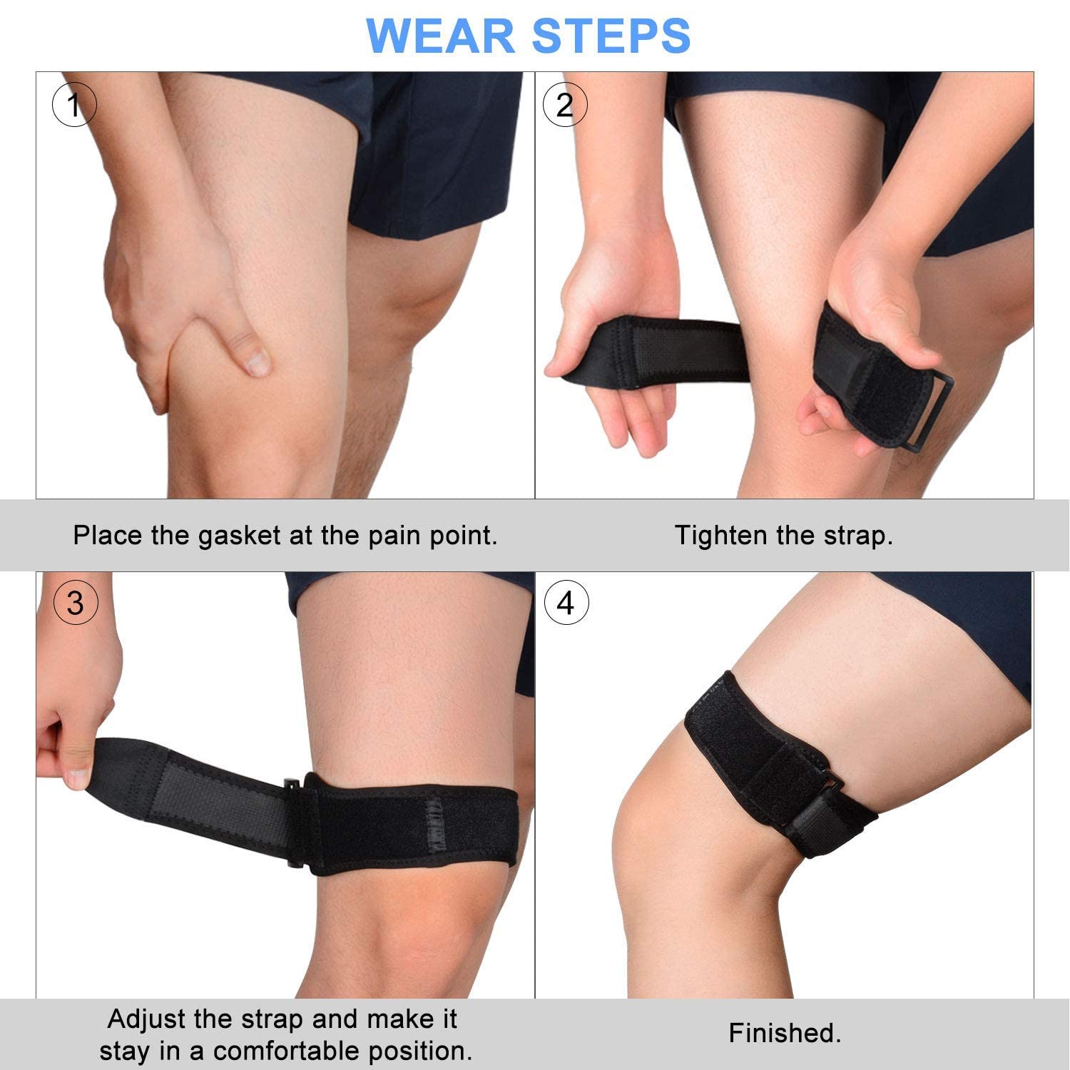 IT Band Strap Iliotibial Knee Thigh Hip & ITB Syndrome