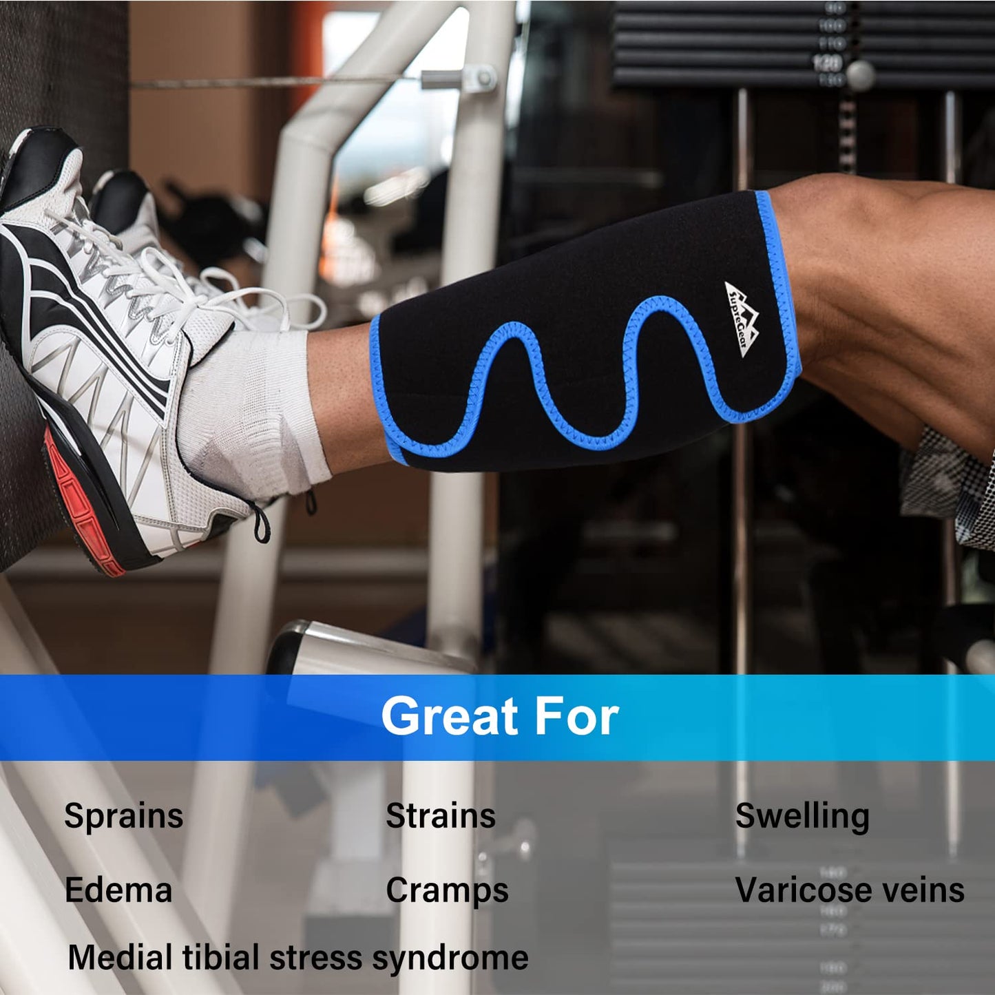 Adjustable Shin Splint Compression Calf Support Brace